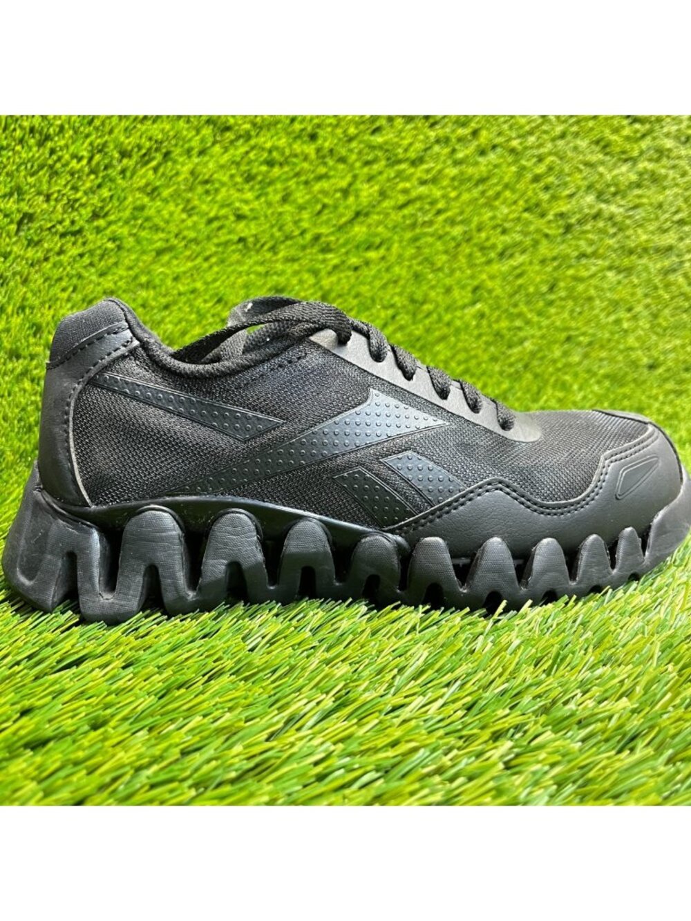 Reebok Zig Pulse Womens Size 6W Black Composite Toe Safety Work Shoes Sneakers